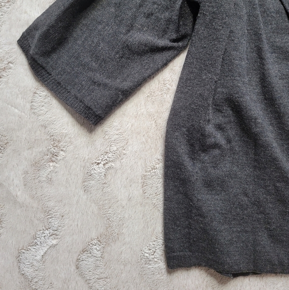Fenn Wright Manson 100% Italian Merino Wool Charcoal Gray Cardigan Sweater Sz XL - Picture 8 of 12